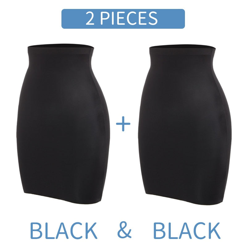 Seamless High Waist Tummy Control Half Slip Underwear for Women - Slimming Shapewear