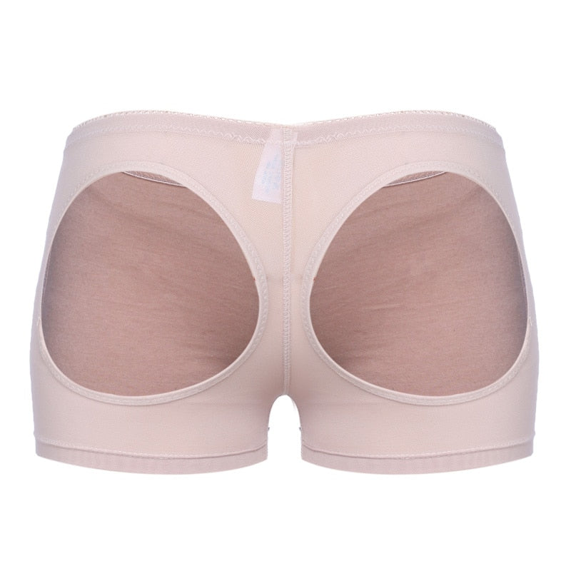 Seamless Body Shaper Cut Out Hip Shaping Shorts for Women - Tummy Control Panties and Booty Enhancer
