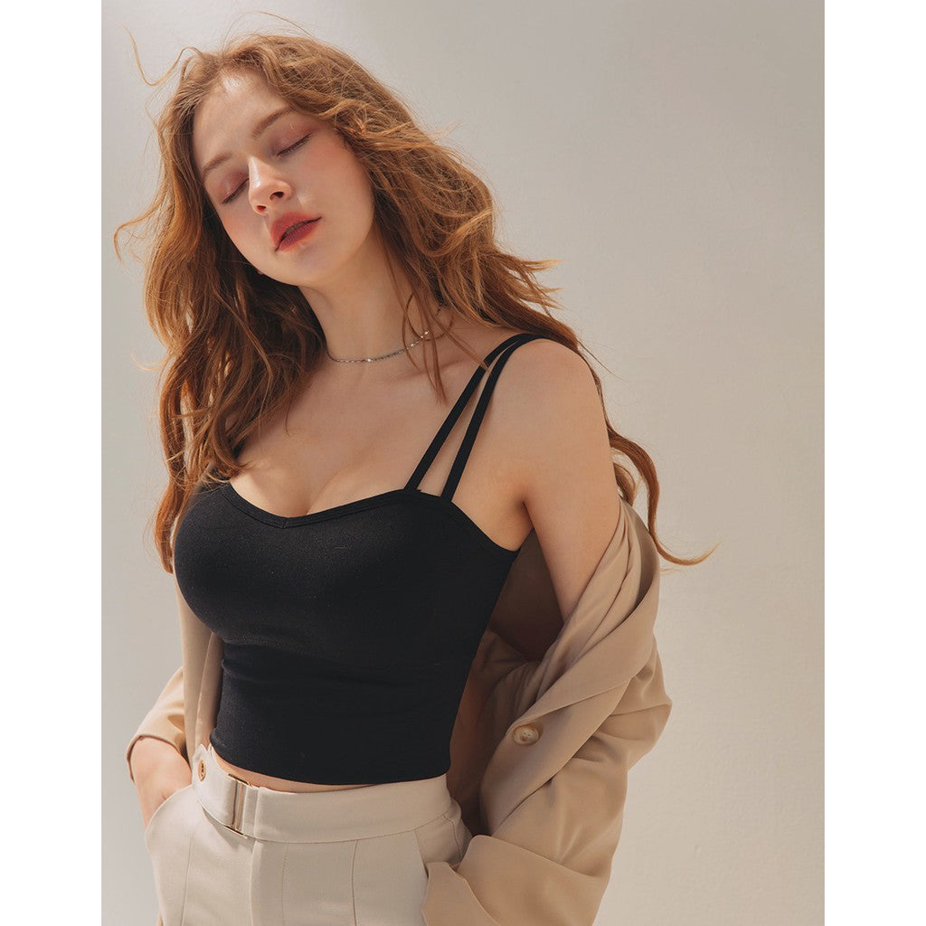 Naivesy Women's Double Adjustable Strap Bra