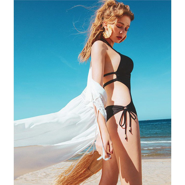 Naivesy Womens Plus Size One Piece Body Swimsuit