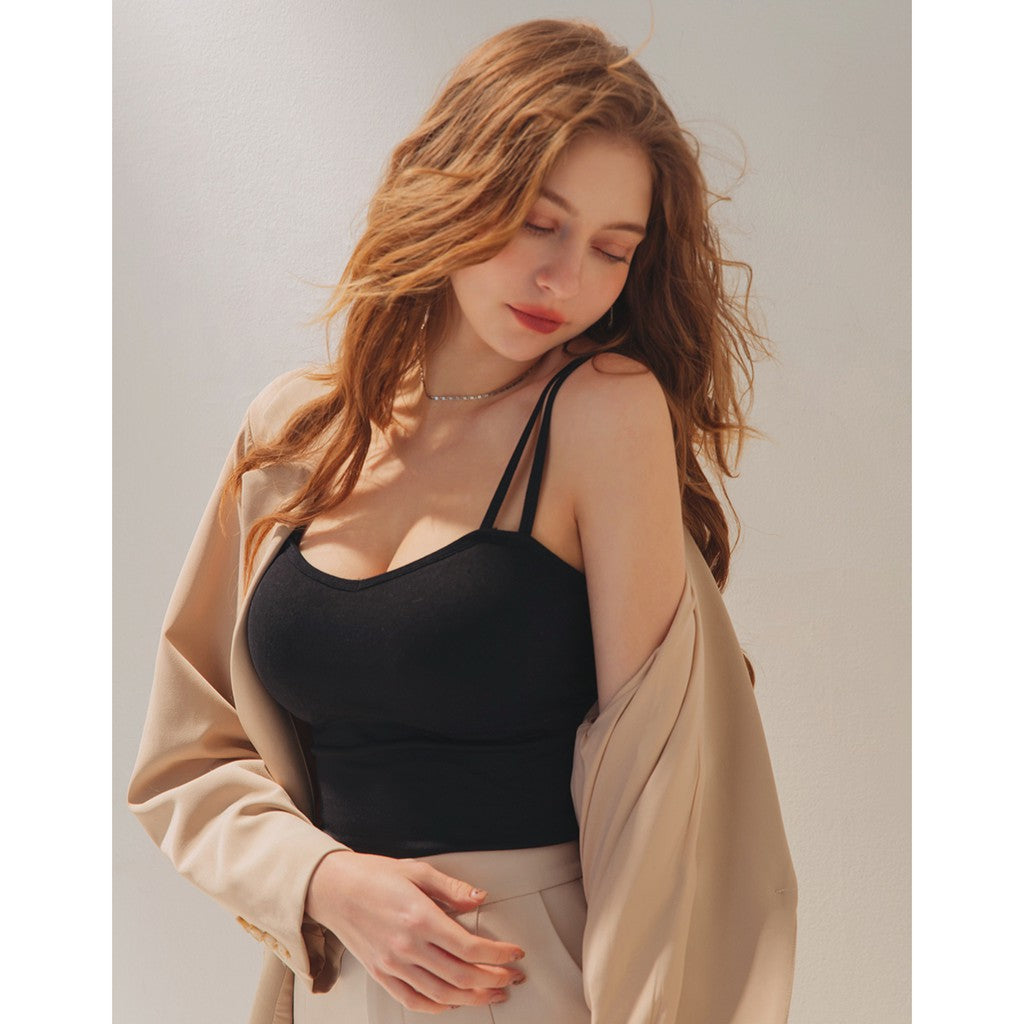 Naivesy Women's Double Adjustable Strap Bra