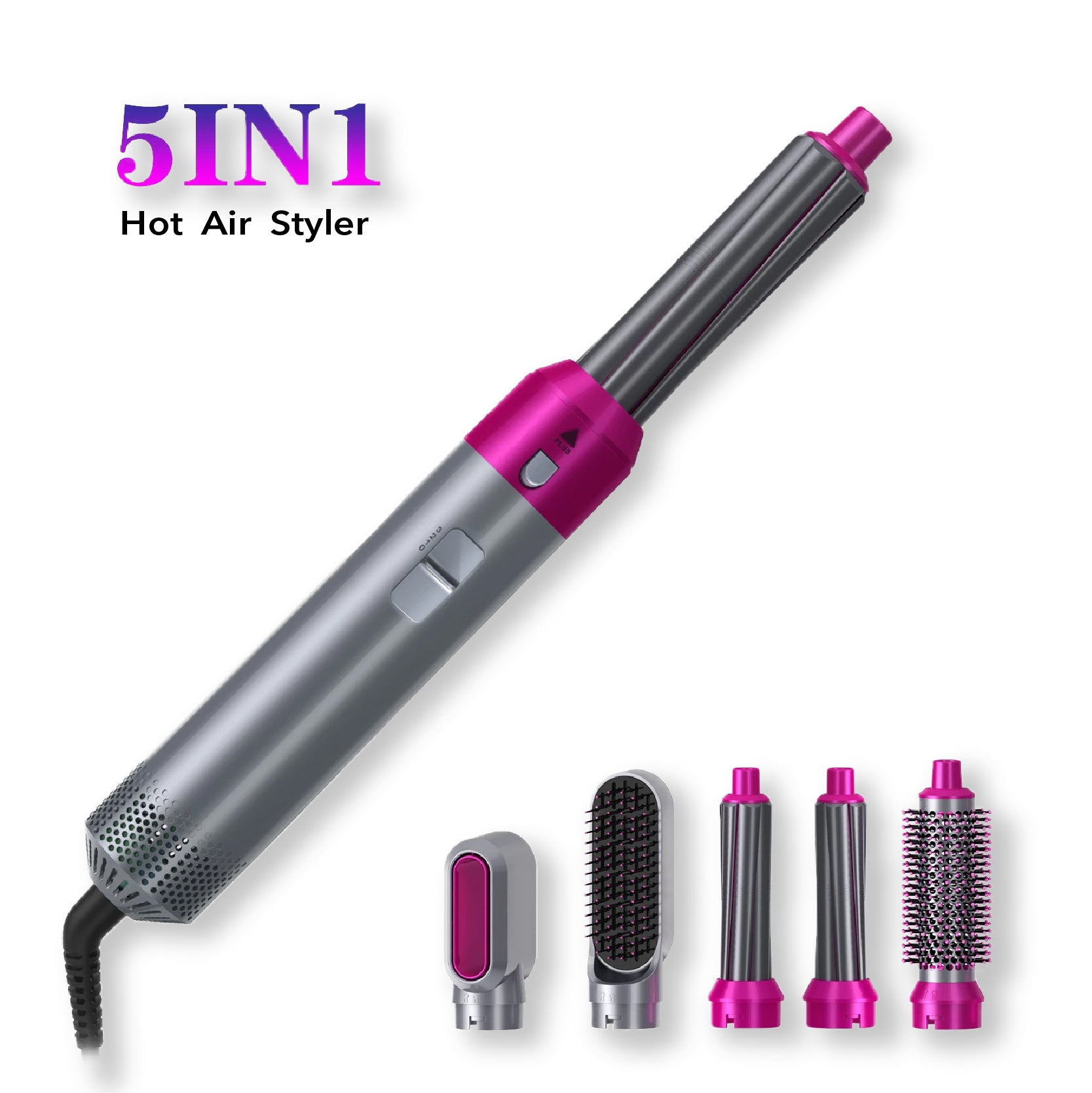 Airwrap Hair Dryer, 5 in 1 Hair Dryer Airwrap Complete Styler